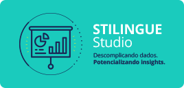 Logo STILINGUE Studio - descomplicando dados e potencializando insights